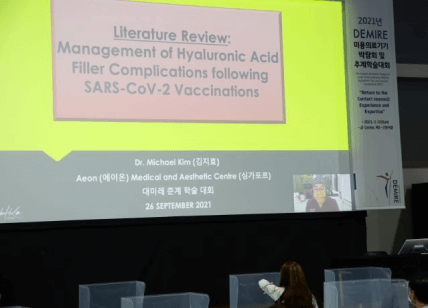 one of dr kim's slide featuring a literature review