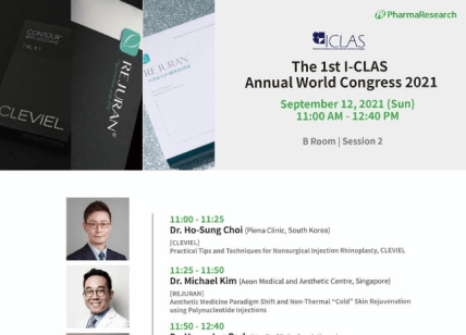 I-clas annual world congress 2021 poster featuring dr kim