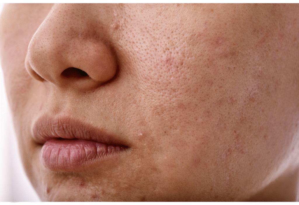 uneven skin tone
